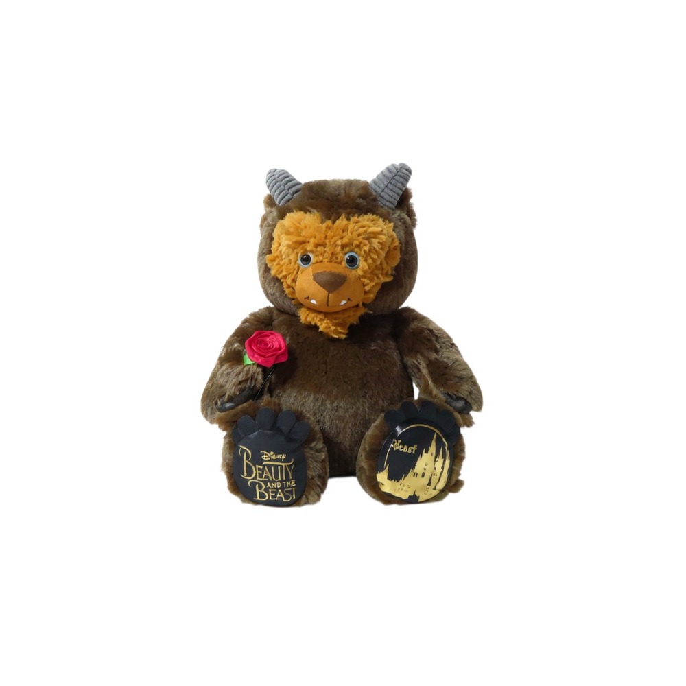 Disney Beast Plush Unisex One Size Brown Beauty and the Beast Rose